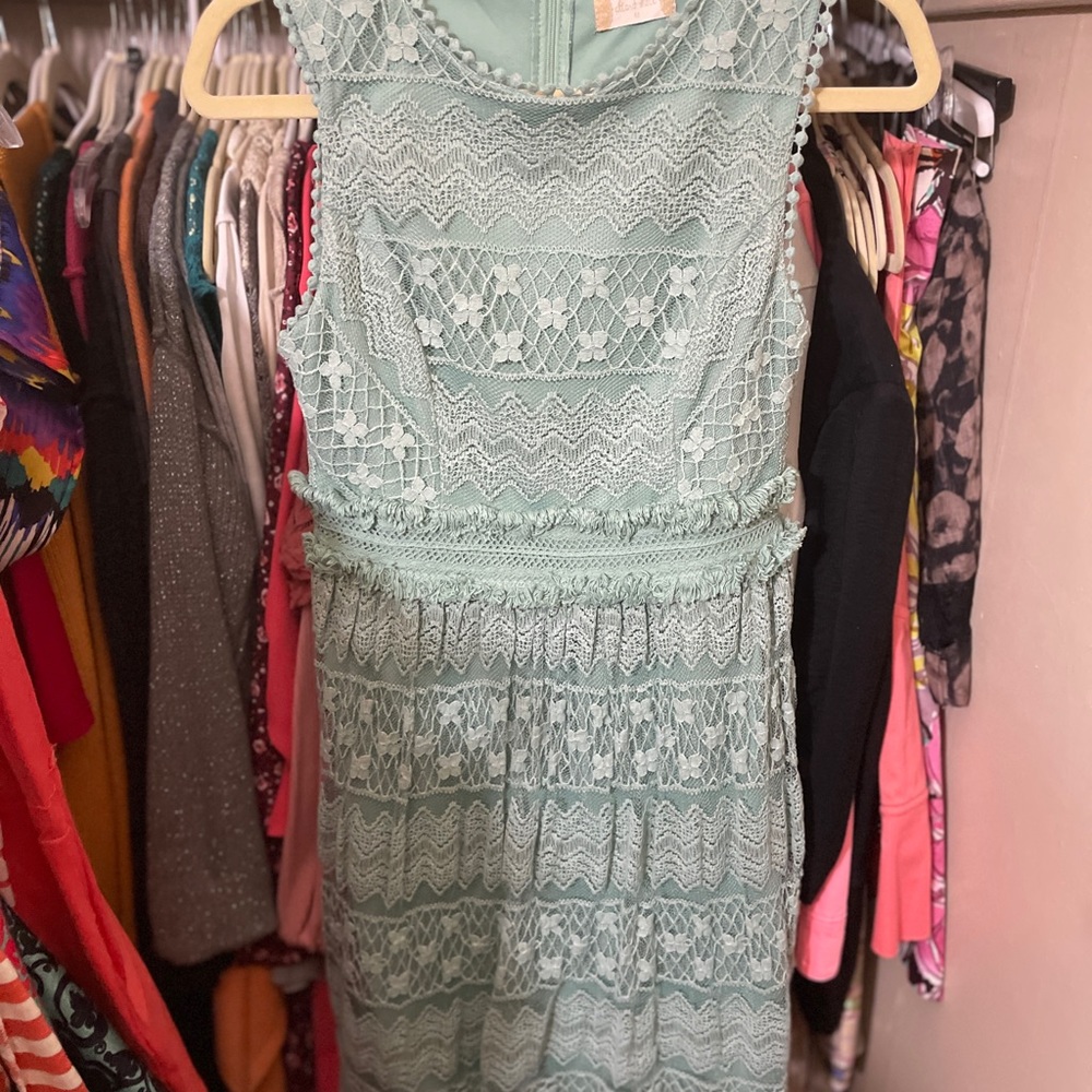 Sage Green lace dress